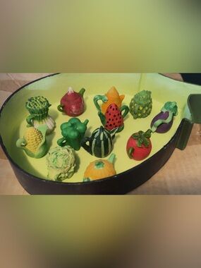 Collectible Miniature Fruit and Vegetable Teapots